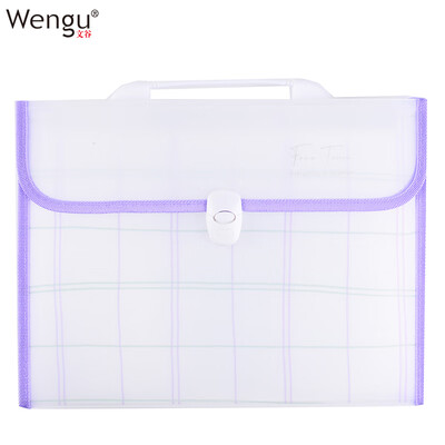 Wengu Wengu A412 grid portable organ package business package student test paper package file folder multi-layer large capacity cartoon information package E462C 
Wengu Wengu A412 grid portable organ package business package student test paper package file folder multi-layer large capacity cartoon information package E462C