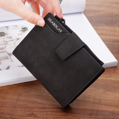 Fashion Portable Small PU Leather Zipper Short Wallet Change Purse Cash Coin Pocket Pouch For Students Girls
Fashion Portable Small PU Leather Zipper Short Wallet Change Purse Cash Coin Pocket Pouch For Students Girls