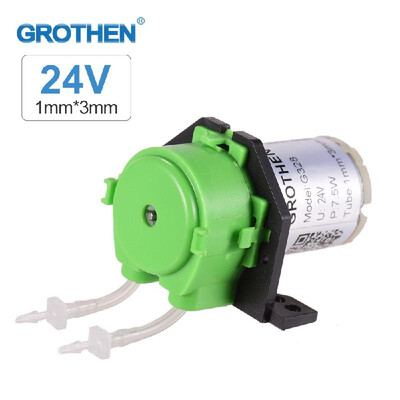 GROTHEN DC 24V Dosing Pump Peristaltic Pump Mini Water Liquid Pump Peristaltic Tube Head Self-Priming Function for Aquarium Lab Ch
GROTHEN DC 24V Dosing Pump Peristaltic Pump Mini Water Liquid Pump Peristaltic Tube Head Self-Priming Function for Aquarium Lab Ch