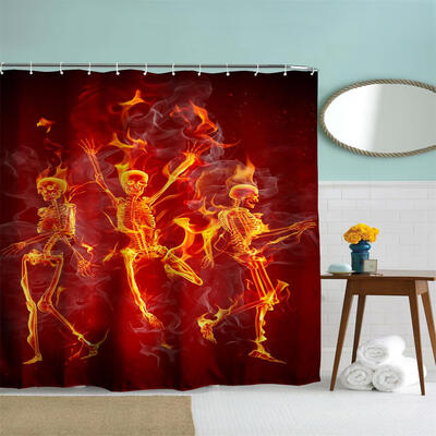 Dancing Skeletons Polyester Shower Curtain Bathroom Curtain High Definition 3D Printing Water-Proof
Dancing Skeletons Polyester Shower Curtain Bathroom Curtain High Definition 3D Printing Water-Proof