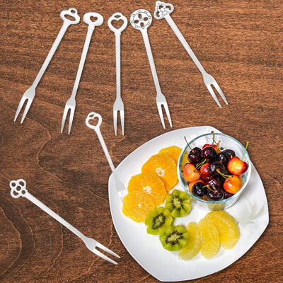 Greensen 6PcsSet Stainless Steel Fruit Forks Dessert Cake Two Tooth Forks Set Home Party Gift Fruit Forks Cake Forks
Greensen 6PcsSet Stainless Steel Fruit Forks Dessert Cake Two Tooth Forks Set Home Party Gift Fruit Forks Cake Forks