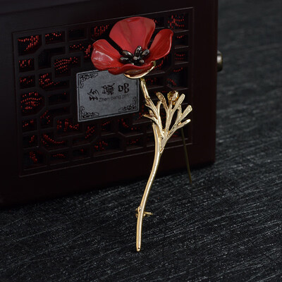 2019 latest design brand creative red flower brooch generous minimalist clothing accessories badge gift for women
2019 latest design brand creative red flower brooch generous minimalist clothing accessories badge gift for women
