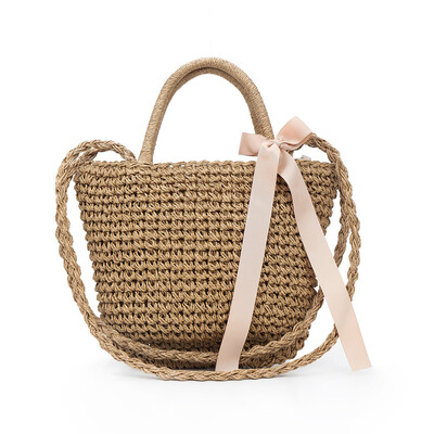 Vintage Women Weaving Handbag Bow Tie Summer Beach Crossbody Bags Ladies Shoulder Bag Rattan Tote Bolsa Feminina T30
Vintage Women Weaving Handbag Bow Tie Summer Beach Crossbody Bags Ladies Shoulder Bag Rattan Tote Bolsa Feminina T30