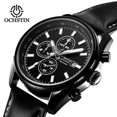 Augustus OCHSTIN multi-function three-eye running seconds calendar leather belt mens watch mens watch
Augustus OCHSTIN multi-function three-eye running seconds calendar leather belt mens watch mens watch