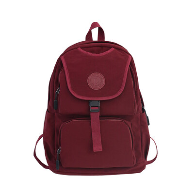 Guzhuangxian schoolbag girl insfeng Han version of high school students Shoulder Bag Canvas Backpack