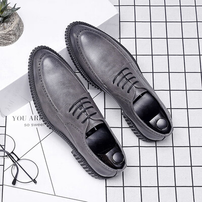 Tide shoes Korean mens formal wear business casual shoes patent leather tie pointed mens shoes England black small shoes men
Tide shoes Korean mens formal wear business casual shoes patent leather tie pointed mens shoes England black small shoes men