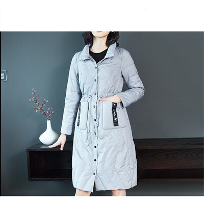 High-end brand long single breasted womens down jacket 2018 winter wear new European&American womens thin coat female
High-end brand long single breasted womens down jacket 2018 winter wear new European&American womens thin coat female