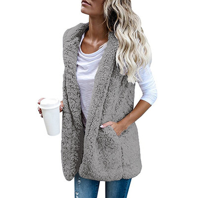 Roseonmyhand Womens Vest Winter Warm Hoodie Outwear Casual Coat Faux Fur Zip Up Sherpa Jacket
Roseonmyhand Womens Vest Winter Warm Hoodie Outwear Casual Coat Faux Fur Zip Up Sherpa Jacket