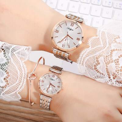 Steel belt sports quartz watch local gold womens watch trend personality big dial table
Steel belt sports quartz watch local gold womens watch trend personality big dial table