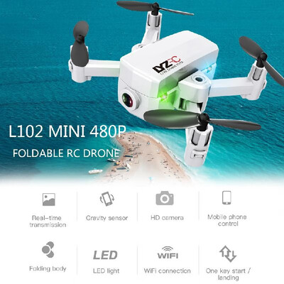 L102 Mini RC Drone with Camera 480P Wifi FPV Altitude Hold RC Quadcopter for Beginner Training Birthday Gift
L102 Mini RC Drone with Camera 480P Wifi FPV Altitude Hold RC Quadcopter for Beginner Training Birthday Gift