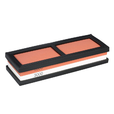 10003000 Grit Double Sides Knife Sharpening Stone Two-Sided Whetstone Grindstone 1806030mm
10003000 Grit Double Sides Knife Sharpening Stone Two-Sided Whetstone Grindstone 1806030mm