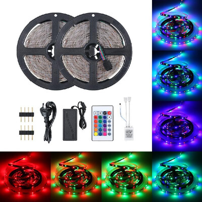 DC12V 48W 10 Meters 600 LED RGB Strip Light with Sensitive IR24 Keys Remote Control Controller Supported Flash Strobe Fade Smoo
DC12V 48W 10 Meters 600 LED RGB Strip Light with Sensitive IR24 Keys Remote Control Controller Supported Flash Strobe Fade Smoo