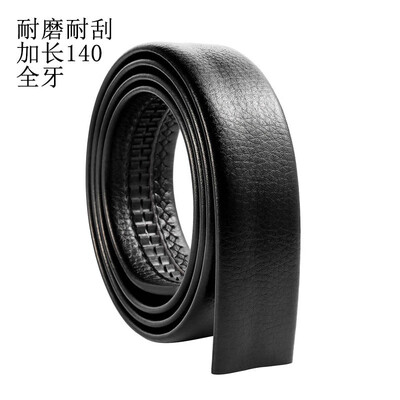 Long wear-resistant scratch-resistant 140 belt without head Mens full-tooth automatic buckle belt business without buck
Long wear-resistant scratch-resistant 140 belt without head Mens full-tooth automatic buckle belt business without buck