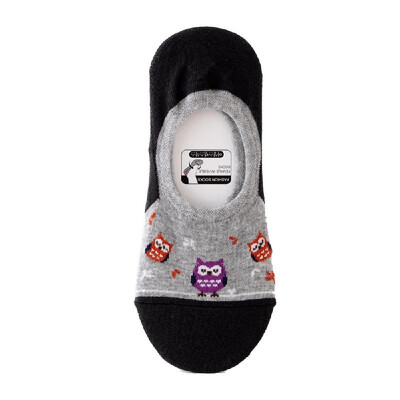 Japanese Fashion Harajuku Invisible Cartoon Jacquard Animals Owl Pattern Funny Spring Boat Socks Fine Quality Socks Girls Women
Japanese Fashion Harajuku Invisible Cartoon Jacquard Animals Owl Pattern Funny Spring Boat Socks Fine Quality Socks Girls Women
