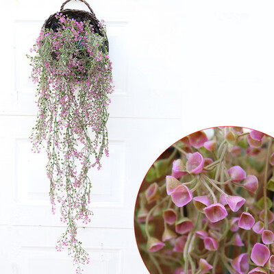 110CM Artificial Plant Rattan Hanging Basket Flower Artificial Flower
