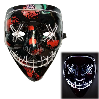 Halloween Mask LED Maske Light Up Party Masks Neon Maska Cosplay Mascara Horror Mascarillas Glow In Dark Masque 10 Colors
Halloween Mask LED Maske Light Up Party Masks Neon Maska Cosplay Mascara Horror Mascarillas Glow In Dark Masque 10 Colors