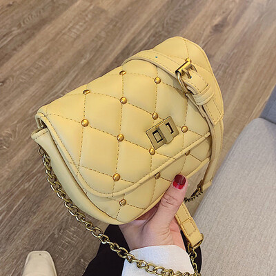 Shangxin small bag woman 2019 Xia new Korean version hundred lap oblique satchel rhomboid chain bag rivet single shoulder bag
Shangxin small bag woman 2019 Xia new Korean version hundred lap oblique satchel rhomboid chain bag rivet single shoulder bag