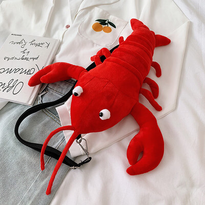 Mini plush small bag female new fashion wild cute crayfish chest bag single back Messenger bag
Mini plush small bag female new fashion wild cute crayfish chest bag single back Messenger bag