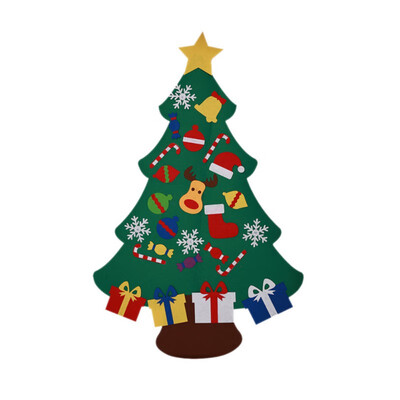 Power Felt Christmas Tree with Lovely Ornaments Door Wall Hanging Decoration New Year Christmas Children Christmas Gifts
Power Felt Christmas Tree with Lovely Ornaments Door Wall Hanging Decoration New Year Christmas Children Christmas Gifts