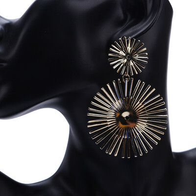 Aretes de mujer modernos 2018 exaggerated fan pendant earings fashion jewelry trend temperament punk gift earrings for women
Aretes de mujer modernos 2018 exaggerated fan pendant earings fashion jewelry trend temperament punk gift earrings for women