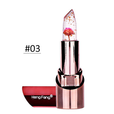 3 Fruit Flavors Gold Flower Lipstick Temperature Changed Lip Balm Moisturizer Lips Makeup Crystal Jelly Lipstick
3 Fruit Flavors Gold Flower Lipstick Temperature Changed Lip Balm Moisturizer Lips Makeup Crystal Jelly Lipstick