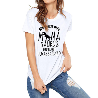 Starmoon Womens Fashion Short Sleeve Dinosaur Letter Print T-shirt Tops Ladies Blouse
Starmoon Womens Fashion Short Sleeve Dinosaur Letter Print T-shirt Tops Ladies Blouse