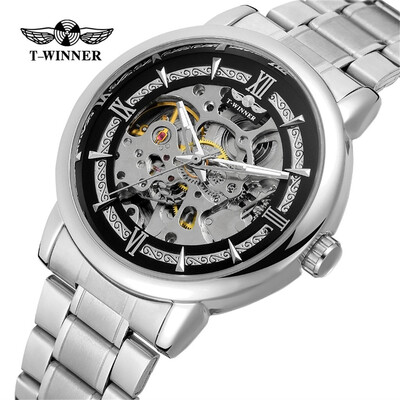 Gobestart T-WINNER Hollow Luxury Design Business Fashion Mens Steel Belt Mechanical Watch
Gobestart T-WINNER Hollow Luxury Design Business Fashion Mens Steel Belt Mechanical Watch