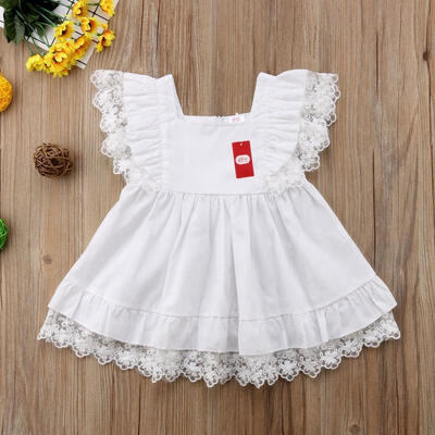 Summer Toddler Baby Girls Lovely Princess Dress Petal Sleeve White Lace Floral Dress 1-6Y
Summer Toddler Baby Girls Lovely Princess Dress Petal Sleeve White Lace Floral Dress 1-6Y