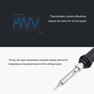 PX-988 Digital Soldering Iron Backlight LCD Digital Thermostat Lead-free Electric Soldering Station EU Plug
PX-988 Digital Soldering Iron Backlight LCD Digital Thermostat Lead-free Electric Soldering Station EU Plug