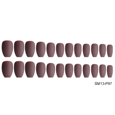 24pcs Colorful Coffin Nails Matte False Nails Frosted Press On Nails Full Cover Medium Ballerina Artificial Nails Art Tips
24pcs Colorful Coffin Nails Matte False Nails Frosted Press On Nails Full Cover Medium Ballerina Artificial Nails Art Tips