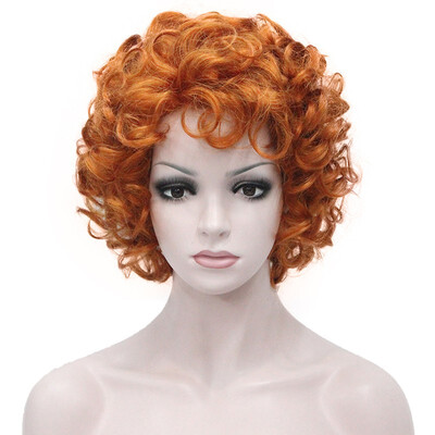StrongBeauty new fashion women glueless deep orange mix curly short hair wig for african american
StrongBeauty new fashion women glueless deep orange mix curly short hair wig for african american
