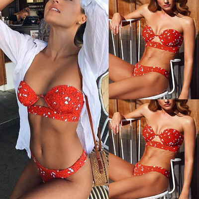 Saidsome Women Sexy Bikini Set Push-Up Padded Swimwear Swimsuit Bathing Print Beachwear
Saidsome Women Sexy Bikini Set Push-Up Padded Swimwear Swimsuit Bathing Print Beachwear