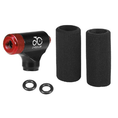 Bike Inflator Head Quick Easy CO2 Cartridge Valve Presta Schrader Compatible Emergency Inflator Head with Cartridge Covers
Bike Inflator Head Quick Easy CO2 Cartridge Valve Presta Schrader Compatible Emergency Inflator Head with Cartridge Covers