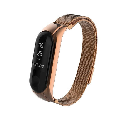 Replacement Wrist Strap for Xiao-Mi Band 3 Magnetic-Absorption Steel with Double Buckle Cover Rose Golden
Replacement Wrist Strap for Xiao-Mi Band 3 Magnetic-Absorption Steel with Double Buckle Cover Rose Golden