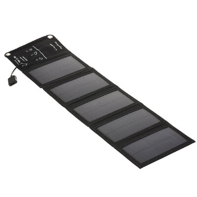 10W5V Portable Solar Charger With USB Port Foldable 5 Solar Panel Camping Hiking Travel Compact Solar Power Phone Charger For Tab
10W5V Portable Solar Charger With USB Port Foldable 5 Solar Panel Camping Hiking Travel Compact Solar Power Phone Charger For Tab