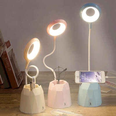 4000mah Rechargeable Led Table Touch Lamp Desk Lamp USB Flexible Reading Ring Light for Children with Phone Hoder Pen Holder
4000mah Rechargeable Led Table Touch Lamp Desk Lamp USB Flexible Reading Ring Light for Children with Phone Hoder Pen Holder