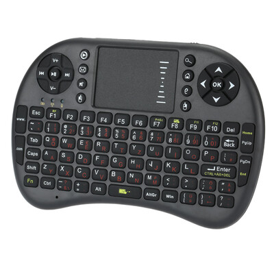 24G Mini USB Wireless Spanish Version Keyboard Touchpad & Air Mouse Fly Mouse Remote Control for Android Windows TV Box Smart Pho
24G Mini USB Wireless Spanish Version Keyboard Touchpad & Air Mouse Fly Mouse Remote Control for Android Windows TV Box Smart Pho