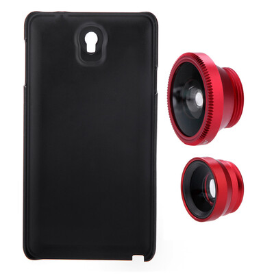 3-in-1 Phone Photo Lens 180° Fisheye 067X Wide Angle 10X Macro Set with Case for Samsung Galaxy Note3
3-in-1 Phone Photo Lens 180° Fisheye 067X Wide Angle 10X Macro Set with Case for Samsung Galaxy Note3