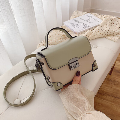 Summer small fresh bag female 2019 new Korean version of the fashion hit color handbags wild shoulder slung small square bag
Summer small fresh bag female 2019 new Korean version of the fashion hit color handbags wild shoulder slung small square bag