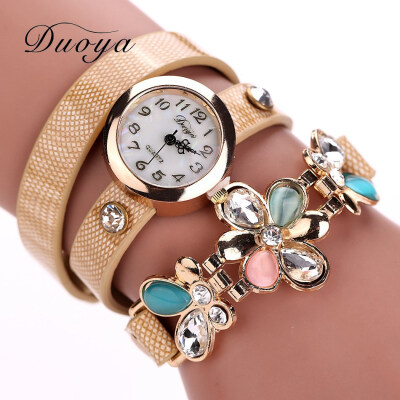 Trend around three-ring alloy quartz watch fashion mesh PU strap with diamond flower female watch
Trend around three-ring alloy quartz watch fashion mesh PU strap with diamond flower female watch