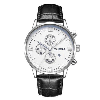 Gobestart Mens Leather Military Alloy Analog Date Quartz Wrist Watch Business Watches
Gobestart Mens Leather Military Alloy Analog Date Quartz Wrist Watch Business Watches