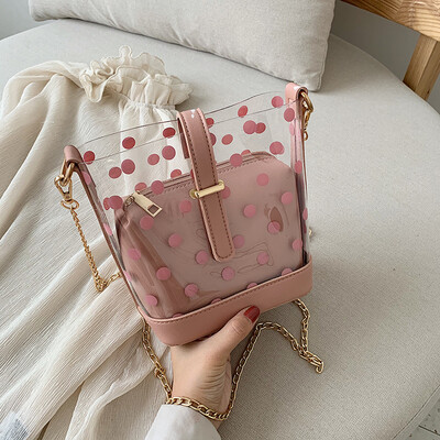 Female bag 2019 new summer small fresh bucket bag fashion transparent package ins super fire foreign gas chain Messenger bag
Female bag 2019 new summer small fresh bucket bag fashion transparent package ins super fire foreign gas chain Messenger bag