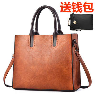 Womens Spring&Summer Fashion handbag simple Korean version of large slanted shoulder bag
Womens Spring&Summer Fashion handbag simple Korean version of large slanted shoulder bag