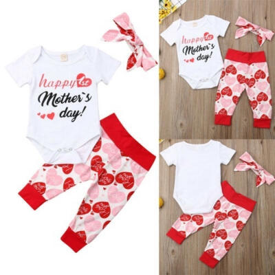 Newborn Baby Girls 1st Mother&39s Day Tops Romper Pants Headband Outfit Summer Clothes
Newborn Baby Girls 1st Mother&39s Day Tops Romper Pants Headband Outfit Summer Clothes