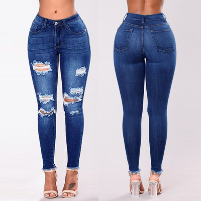 Tailored Fashion Womens Jeans Denim Hole Female Mid Waist Stretch Slim Sexy Pencil Pants
Tailored Fashion Womens Jeans Denim Hole Female Mid Waist Stretch Slim Sexy Pencil Pants