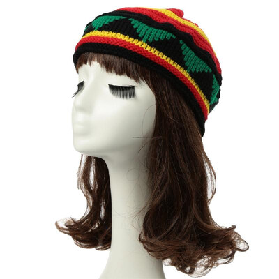 New Women Men Knitted Beanie Hat Contrast Stripe Splice Ribbed Brim Warm Dance Cap Headwear
New Women Men Knitted Beanie Hat Contrast Stripe Splice Ribbed Brim Warm Dance Cap Headwear