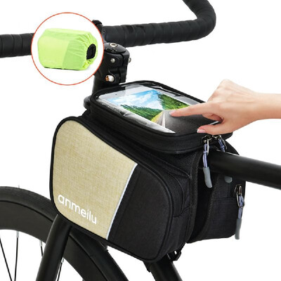 Lixada Bike Top Tube Bag Cycling Front Frame Bag Bike Phone Pouch Bicycle Frame Bag Touch-screen 6IN Phone Pouch with Waterproof R
Lixada Bike Top Tube Bag Cycling Front Frame Bag Bike Phone Pouch Bicycle Frame Bag Touch-screen 6IN Phone Pouch with Waterproof R