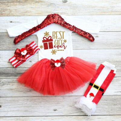 Newborn Kids Baby Girl Long Sleeve Top RomperTutu Skirt Dress 3pcs Outfits Set
Newborn Kids Baby Girl Long Sleeve Top RomperTutu Skirt Dress 3pcs Outfits Set