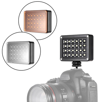 Andoer T9512 Mini LED Video Light Lamp Panel 95 5500K Color Temperature 24pcs LEDs 7 Levels Brightness with 2 Filters for Canon N
Andoer T9512 Mini LED Video Light Lamp Panel 95 5500K Color Temperature 24pcs LEDs 7 Levels Brightness with 2 Filters for Canon N