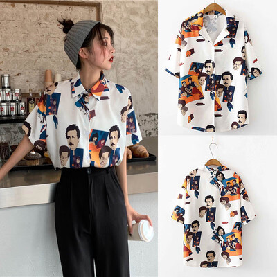 Women Shirt Fashion Korean Style Cartoon Print Summer Harajuku Women Blouse Clothes New Tops
Women Shirt Fashion Korean Style Cartoon Print Summer Harajuku Women Blouse Clothes New Tops